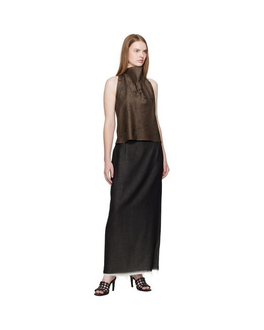 La Collection Black Jeanne Top