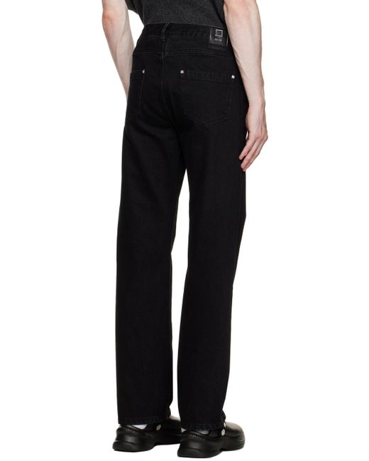 Wooyoungmi Black Straight-leg Jeans for men