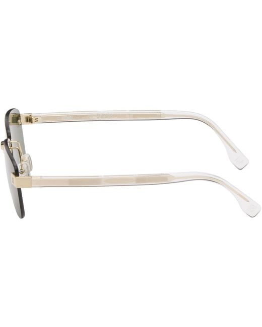 Fendi Gray Sky' Sunglasses for men
