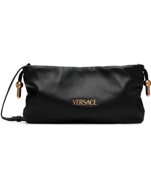 Versace Black Tag' Nappa Mini Bag