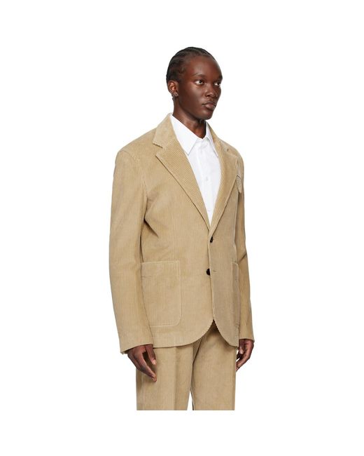Bottega Veneta Natural Single-breasted Blazer for men