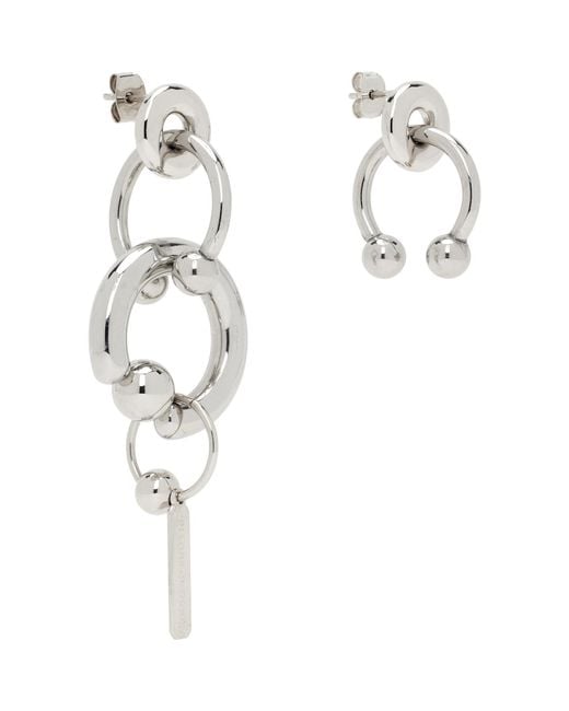 Justine Clenquet White Dolly Earrings