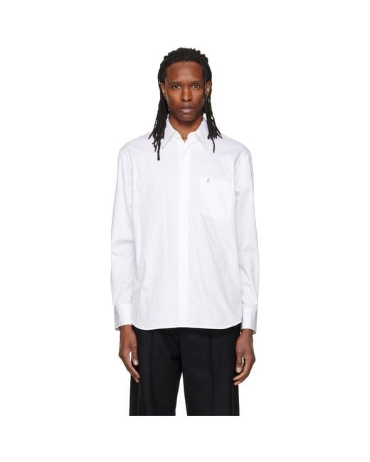 Wooyoungmi White Regular Shirt for men