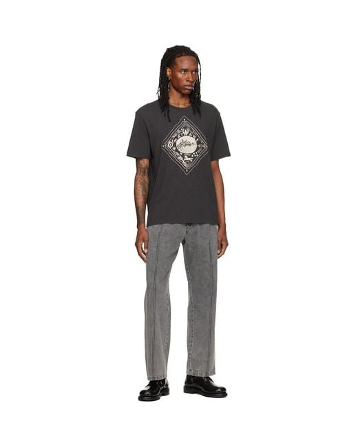 Isabel Marant Gray Kostinur Jeans for men