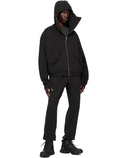 Entire studios Full Zip Hoodie in Black for Men | Lyst