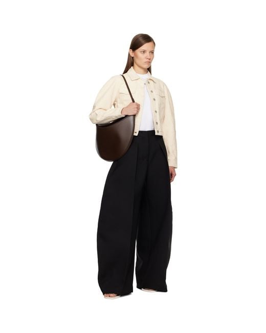 Jacquemus Brown 'The Round Calisso' Bag