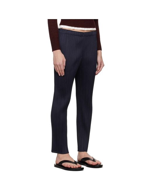 Pleats Please Issey Miyake Blue June New Colorful Basics 4 Trousers