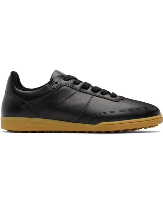 A.P.C. Black Moe Sneakers for men