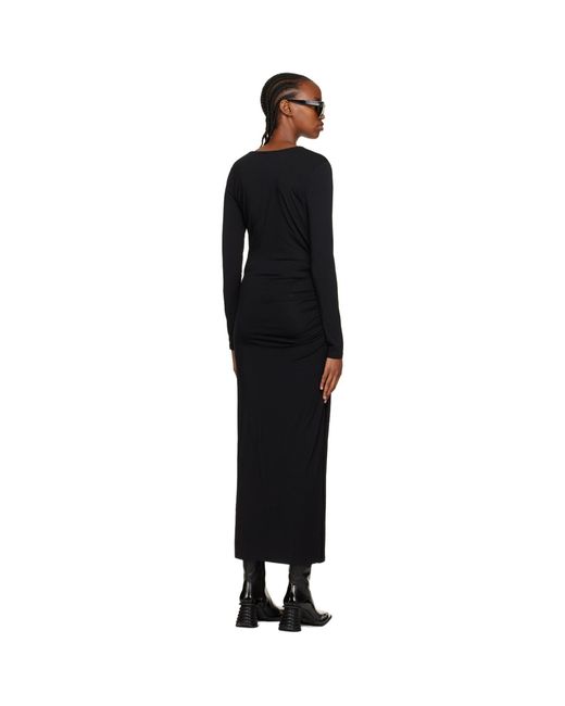 Han Kjobenhavn Black Self-Tie Midi Dress