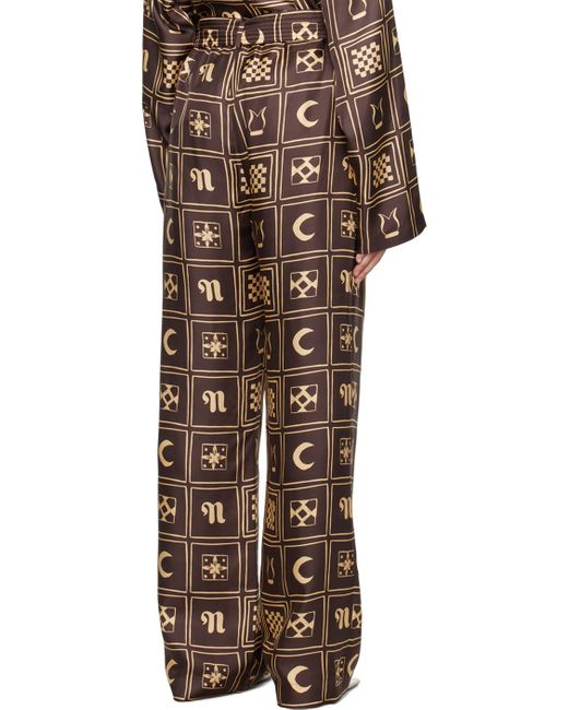 Nanushka Multicolor Brown Jadine Trousers