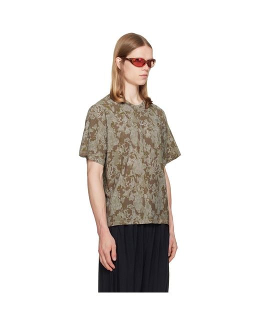 Satisfy Gray Khaki Space‑O T‑Shirt for men