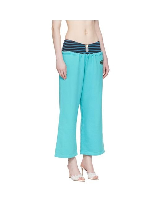 Ans Dostoevner Blue Docking Sweatpants