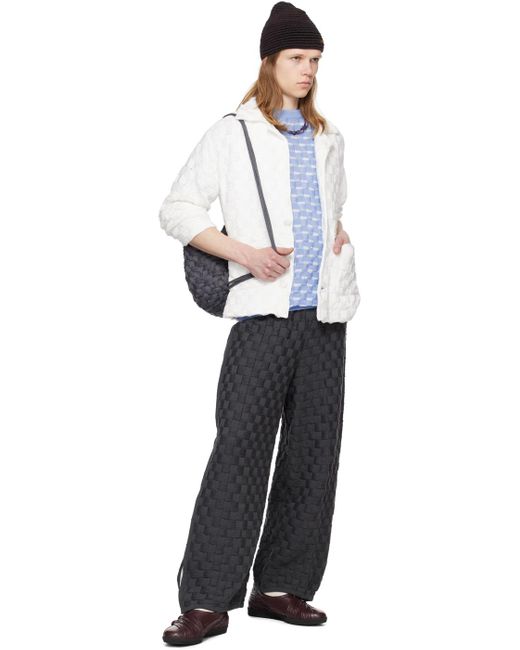 Isa Boulder Black Ssense Exclusive Chess Trousers for men
