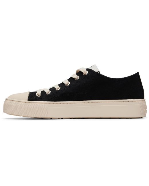 Vivienne Westwood Black Low Top Plimsoll Sneakers for men