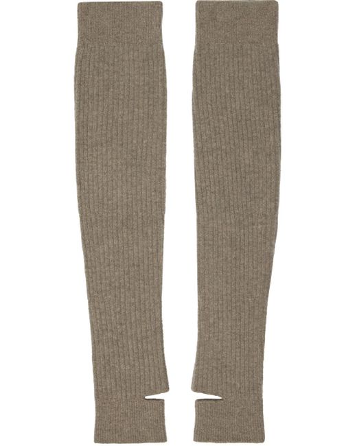 Low Classic Natural Fluffy Leg Warmers