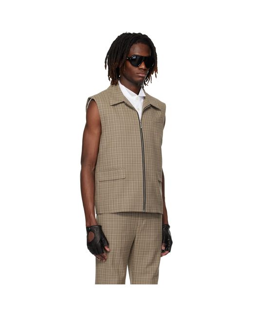 Ernest W. Baker Multicolor Sleeveless Tailored Jacket Vest for men
