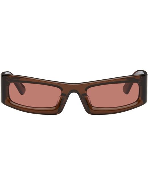 Entire studios Black Atheric Sunglasses for men