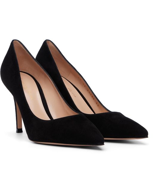Gianvito Rossi Black Gianvito 85 Heels
