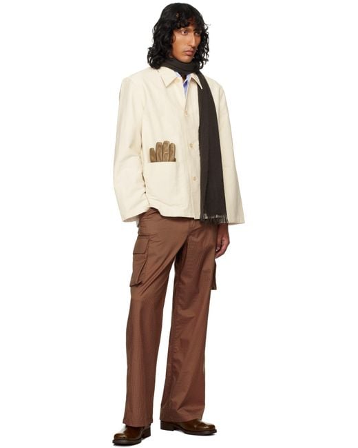 OUR LEGACY ブラウン マフラー