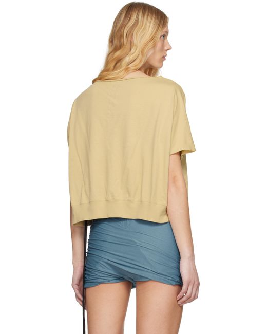 Rick Owens Blue Hollywood Dagger T-Shirt