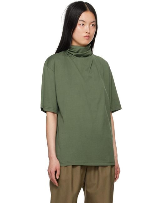 Lemaire Green Scarf T-shirt