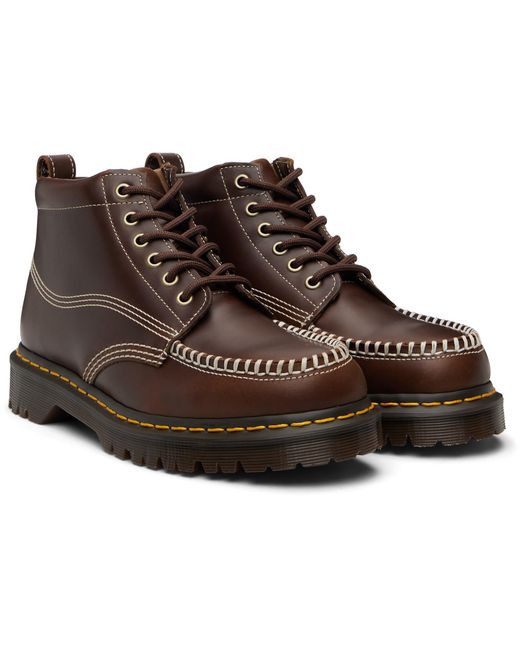 Dr. Martens Black Leather Lowell Chukka Boots for men