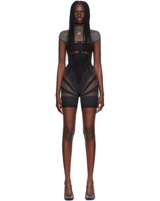 POSTER GIRL Black Pollard Romper