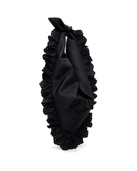 Simone Rocha Black Pillowcase Satchel Bag