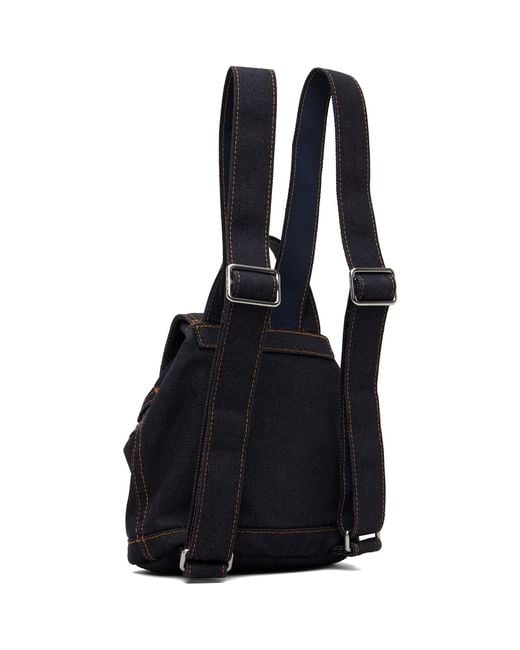 KENZO Black Paris Five Pockets' Mini Backpack