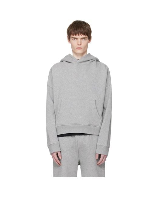 Entire studios Black Heavy Hoodie for men