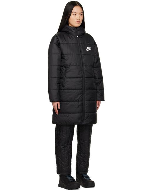 Nike Black Sportswear Therma-fit Repel Parka