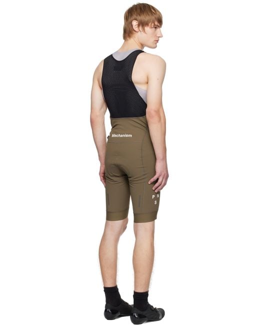 Pas Normal Studios Black Mechanism Deep Winter Bib Shorts for men