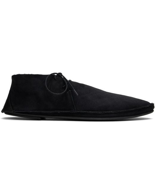 The Row Black Tyler Lace Up Derbys for men