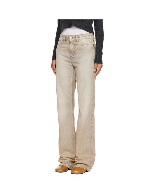 Our Legacy Natural Boot Cut Jeans