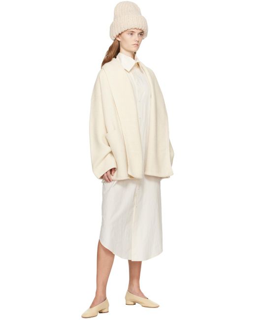Lauren Manoogian Natural Off- Manta Coat