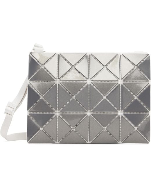 Issey Miyake Gray Lucent Metallic Bag