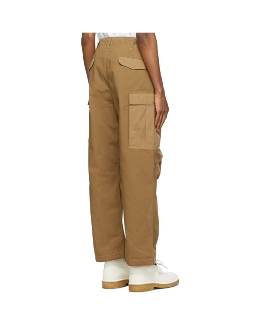 tan cargo trousers