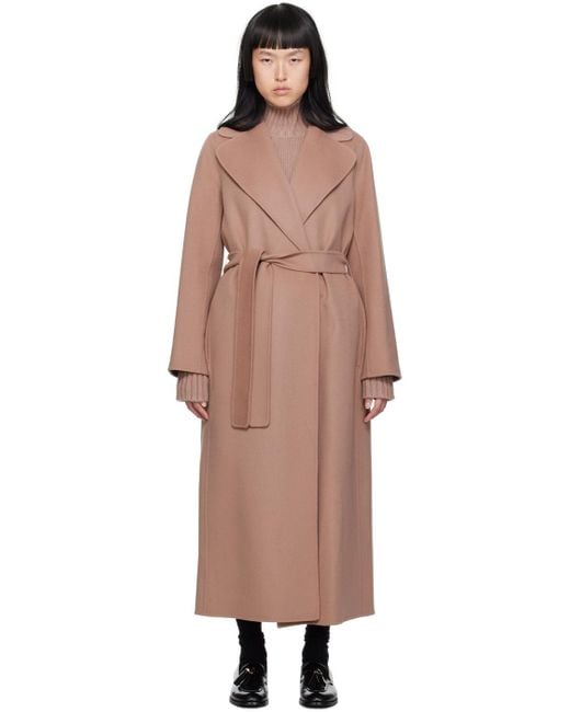 Max Mara Pink Poldo Coat Lyst UK