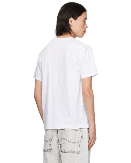 Dime White Classic Portal T-Shirt for men