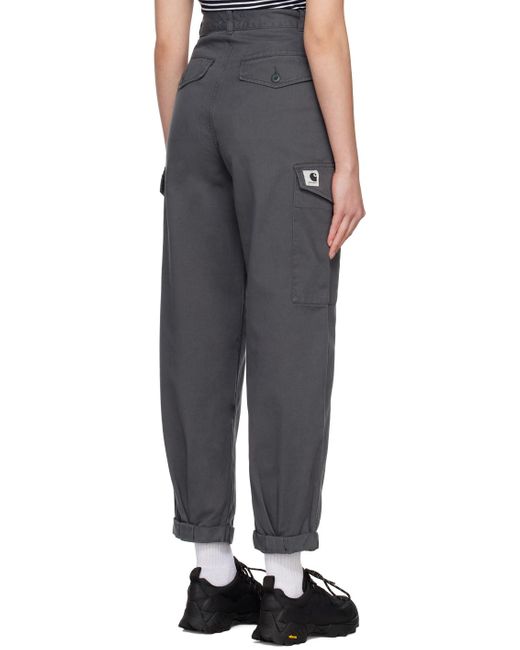 Carhartt Black Gray Collins Trousers