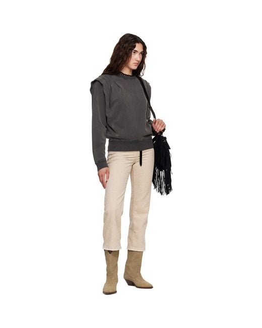 Isabel Marant Black Soldy Sweatshirt
