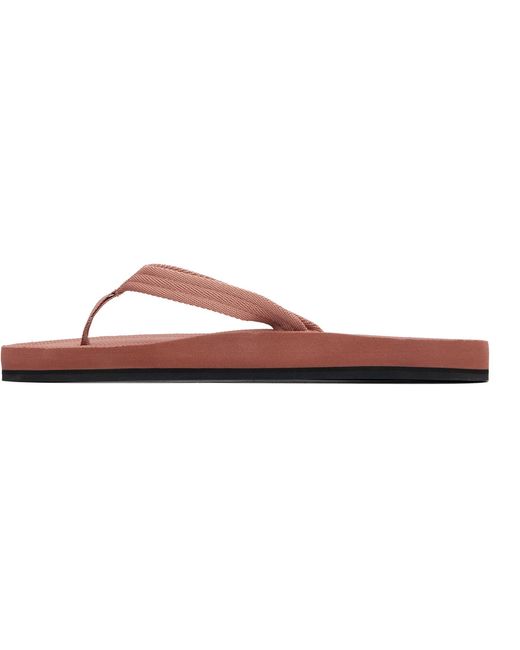 Maison Kitsuné Black Indosole Edition 'Easy Living' Flip-Flops