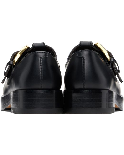 Bottega Veneta Black Helium Mary-Jane Loafers