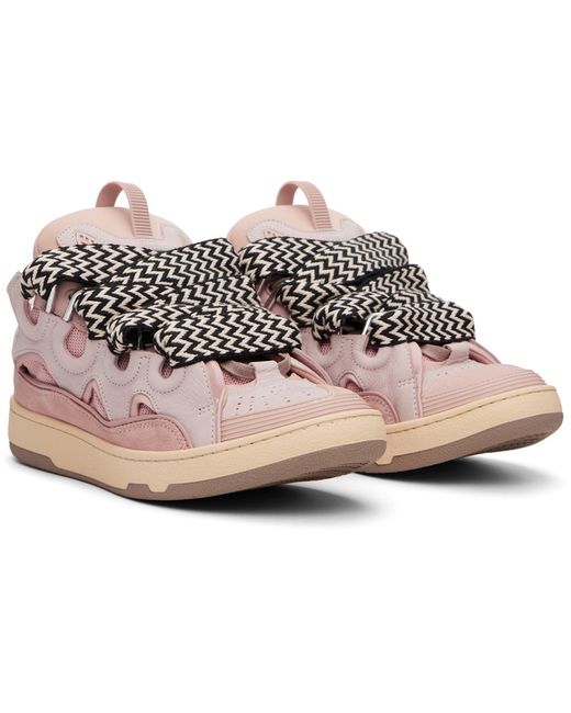 Lanvin Black Curb Sneakers
