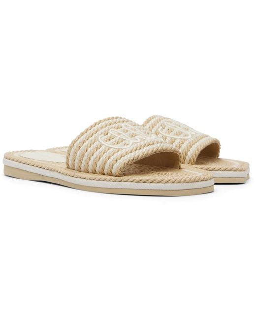 Chloé White Sand' Slides
