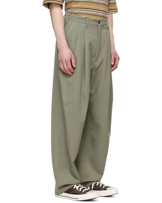 Camiel Fortgens Green Suit Trousers for men