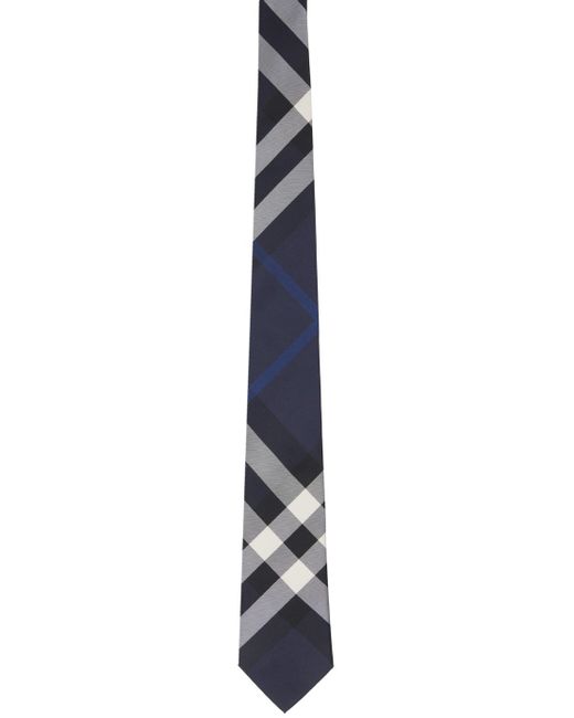 Burberry Black Check Tie for men