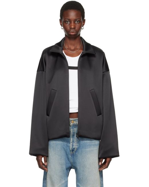 Fear Of God Black Shell Bomber Jacket