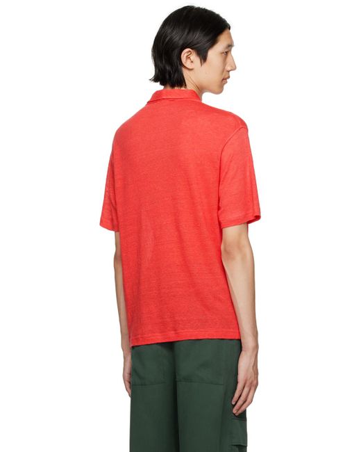Maryam Nassir Zadeh Red Source Polo for men