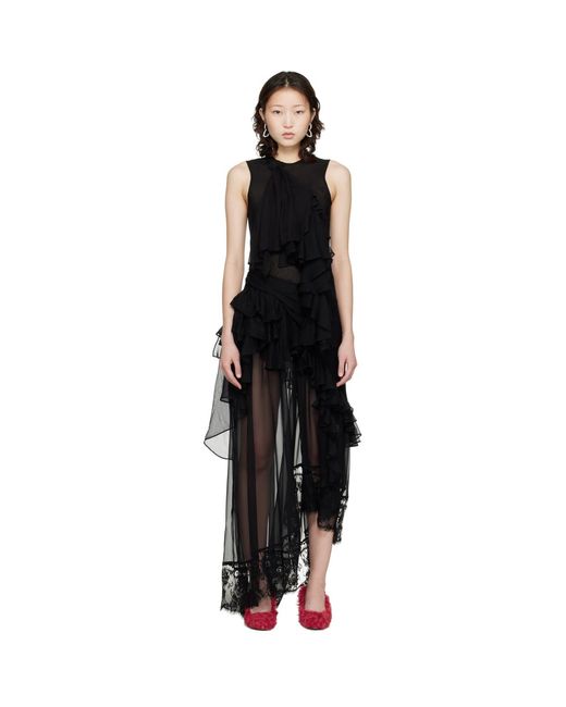 Collina Strada Black Angelica Maxi Dress